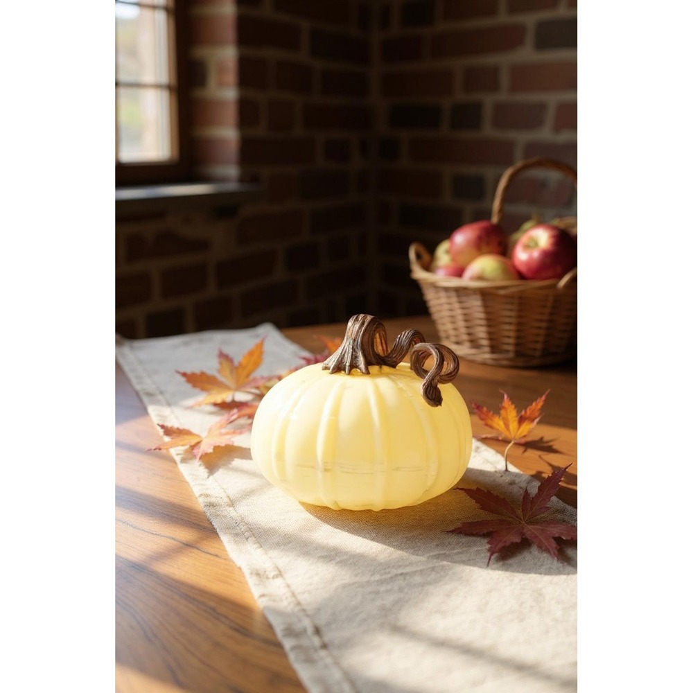 Blown Glass‎ Fall Pumpkin - New